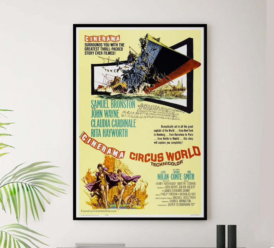 Circus World 1964 - Rita Hayworth - US - Classic Movie Poster