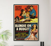 Blondie on a Budget 1940 - Rita Hayworth - US - Classic Movie Poster