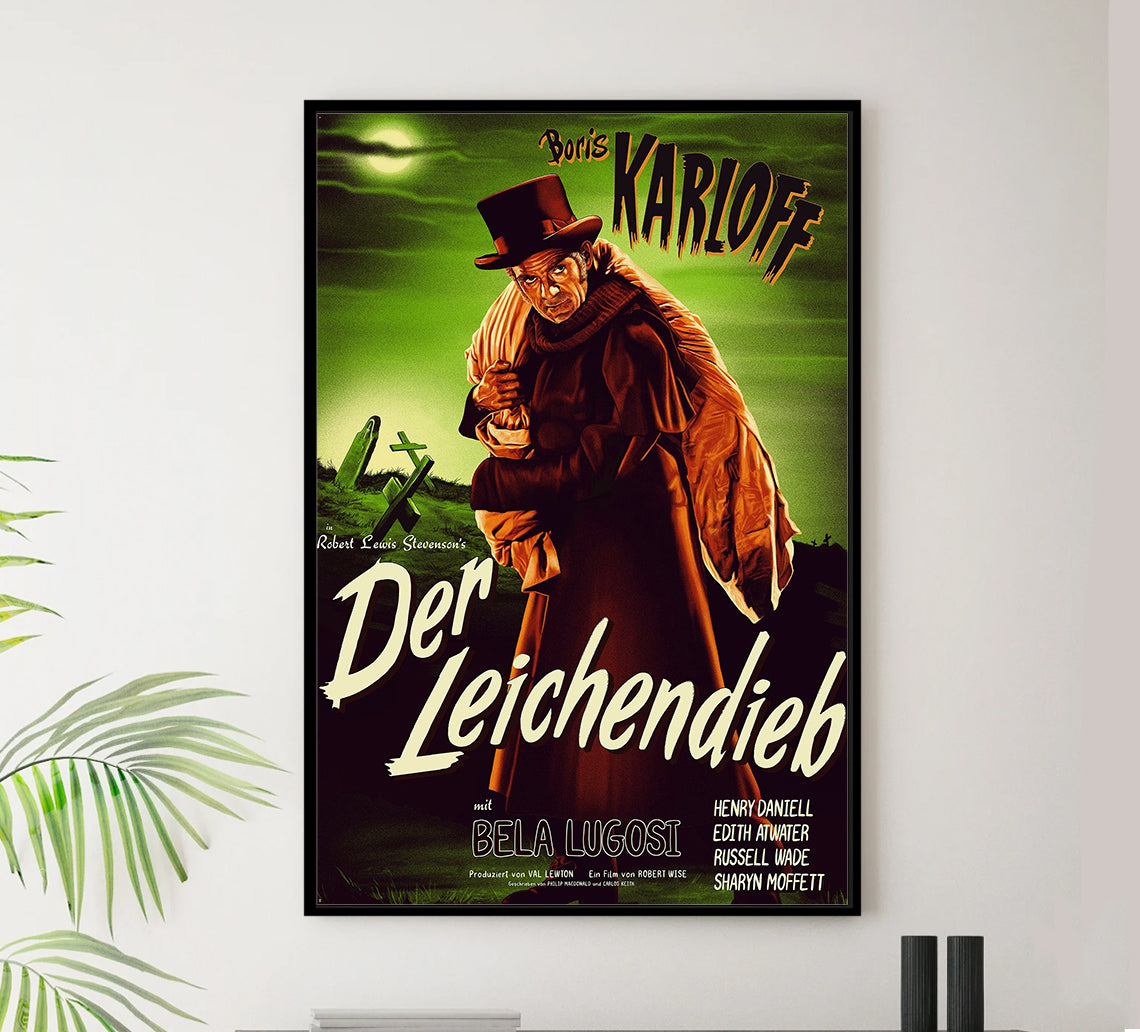 The Body Snatcher 1945 - Germany - v1 - Classic Movie Poster