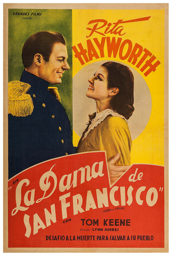 Rebellion 1936 - Rita Hayworth - Argentina - Classic Movie Poster