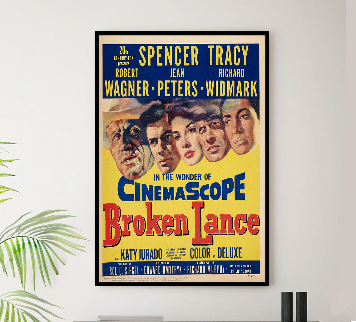 Broken Lance 1954 - US - v2 - Classic Movie Poster