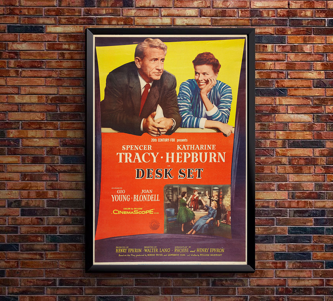 Desk Set 1957 - US - v3 - Classic Movie Poster
