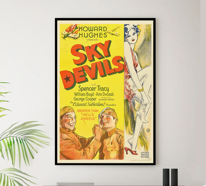 Sky Devils 1932 - US - v2 - Classic Movie Poster