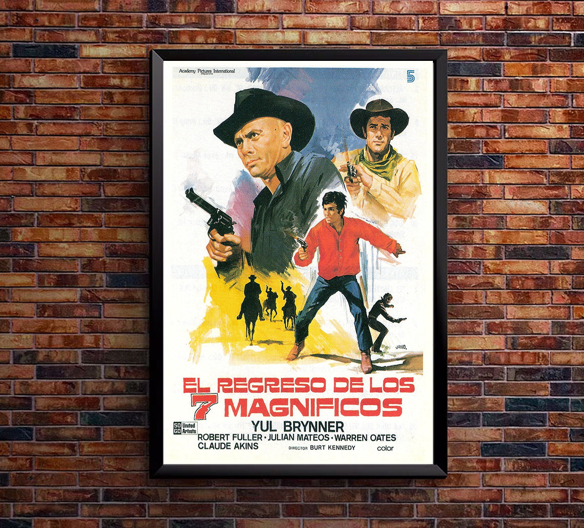 Return of the Seven 1966 - Spain - v1 - Classsic Movie Poster