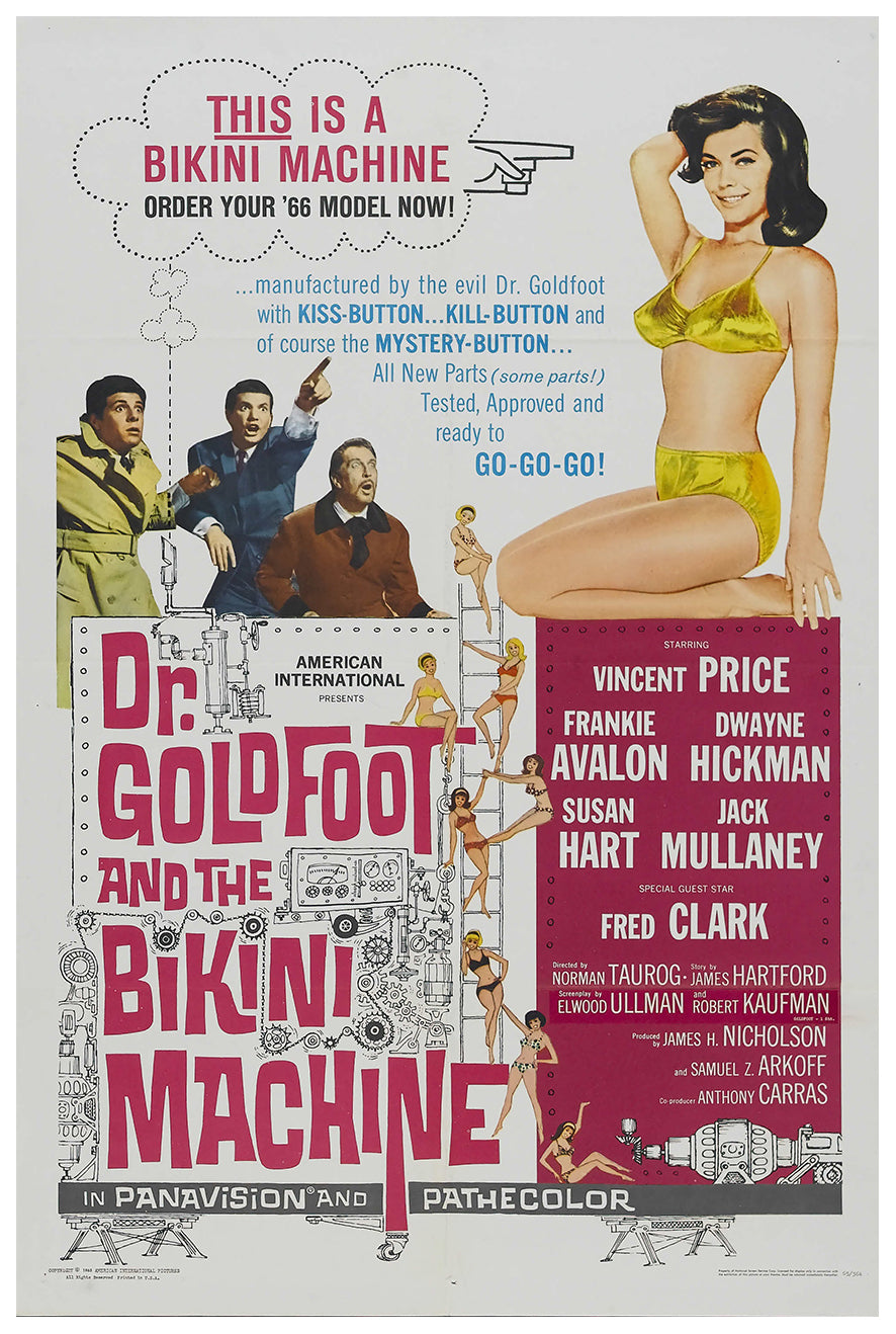 Dr. Goldfoot and the Bikini Machine 1965 - US - v1 - Classic Movie Poster