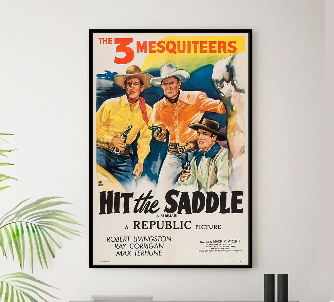 Hit the Saddle 1937 - Rita Hayworth - US (2) - Classic Movie Poster