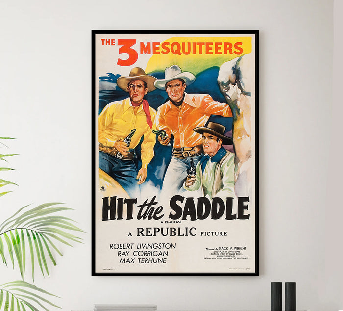 Hit the Saddle 1937 - Rita Hayworth - US (2) - Classic Movie Poster