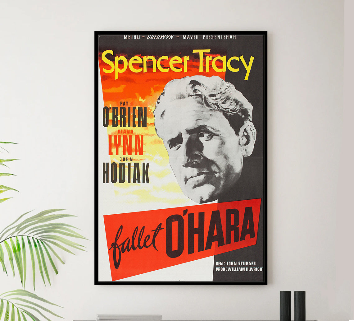 The People Against O'Hara 1951 - Sweden - v1 - Classic Movie Poster