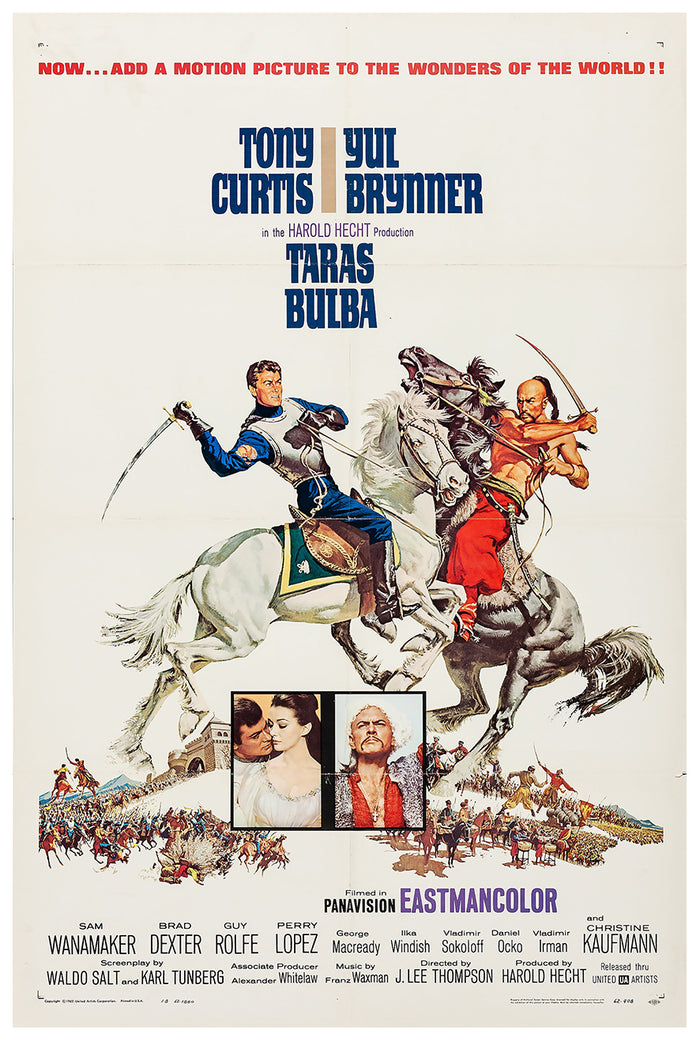 Taras Bulba 1962 - US - v1 - Classsic Movie Poster