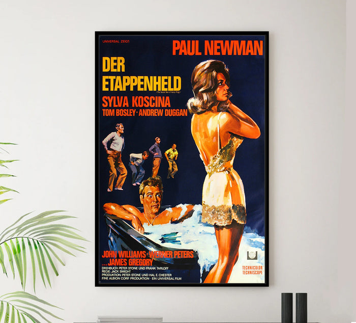 The Secret War of Harry Frigg 1968 - Paul Newman - Germany - Classic Movie Poster