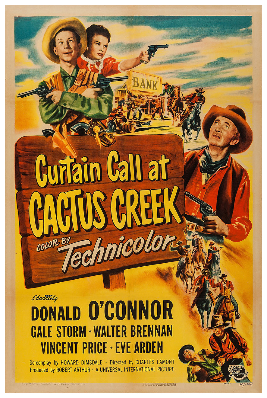 Curtain Call at Cactus Creek 1950 - US - v1 - Classic Movie Poster