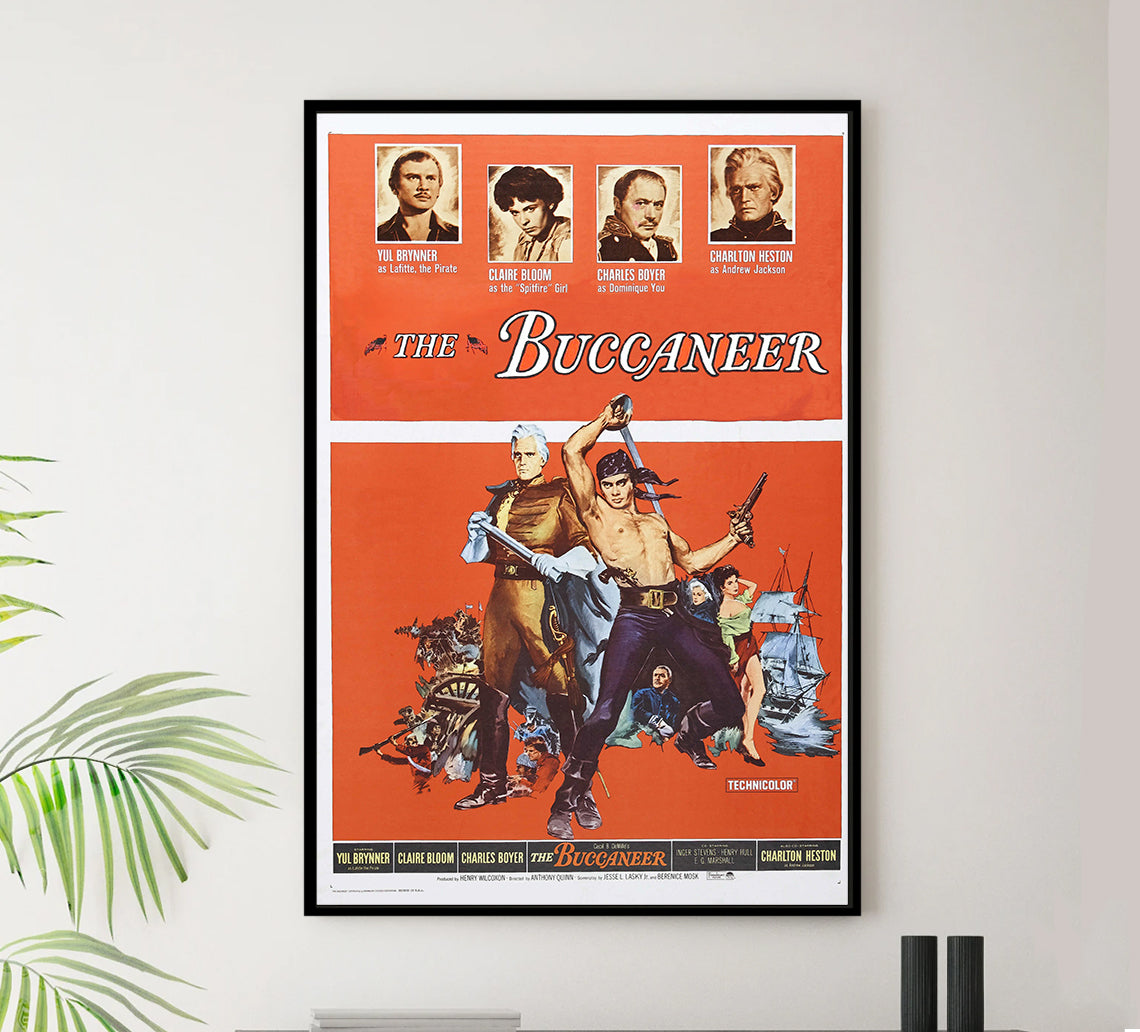 The Buccaneer 1958 - US - v1 - Classsic Movie Poster