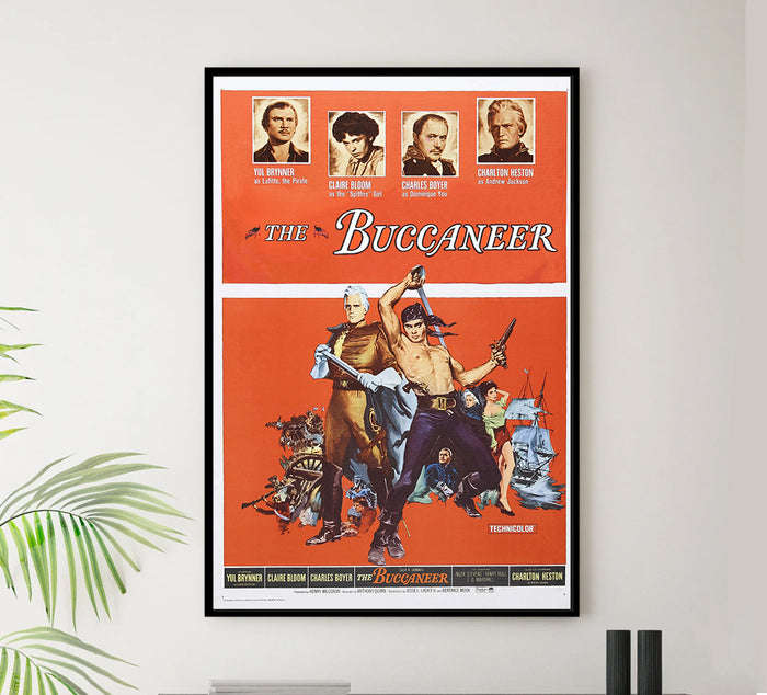 The Buccaneer 1958 - US - v1 - Classsic Movie Poster