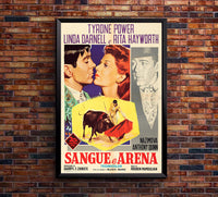 Blood and Sand 1941 - Rita Hayworth - Italy - Classic Movie Poster