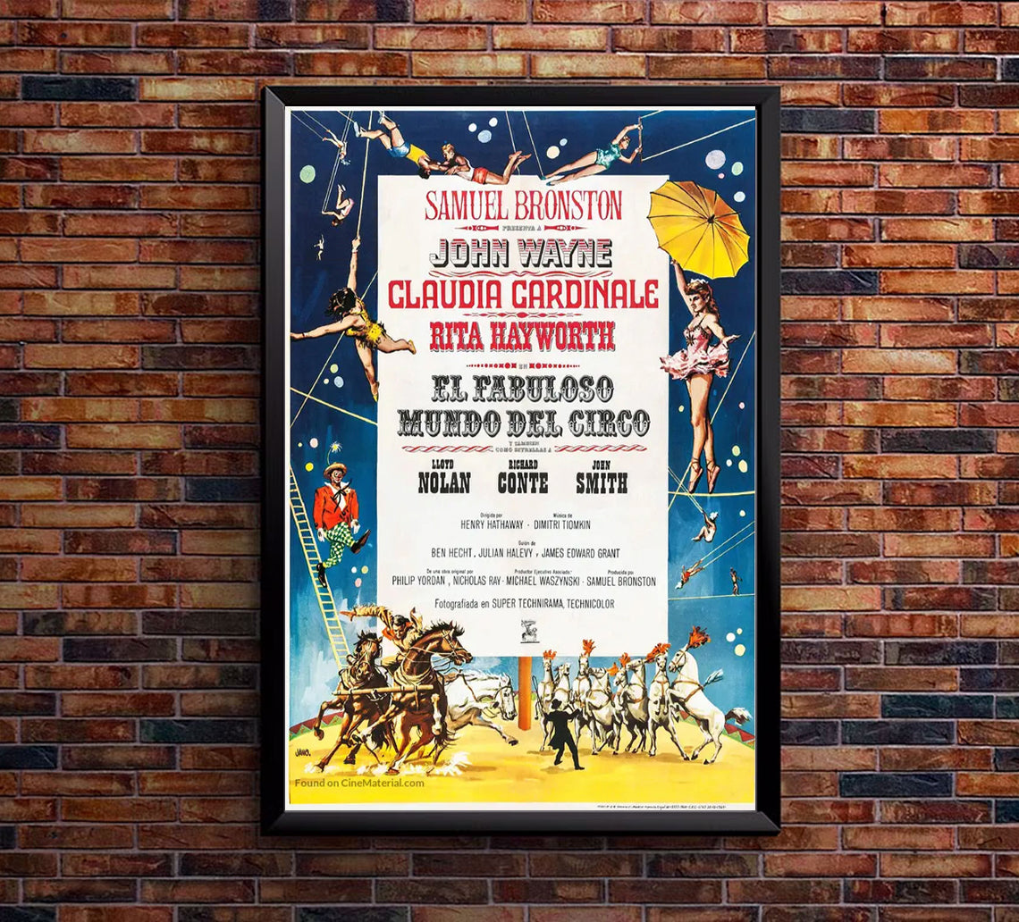 Circus World 1964 - Rita Hayworth - Spain - Classic Movie Poster