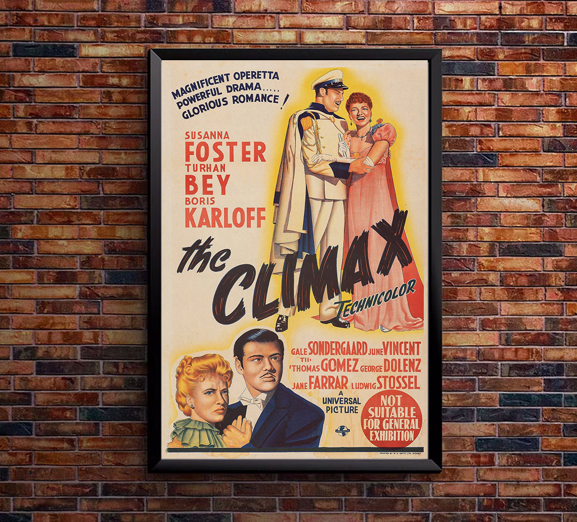 The Climax 1944 - Australia - v1 - Classic Movie Poster
