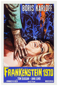 Frankenstein - 1970 1958 - Italy - v2 - Classic Movie Poster