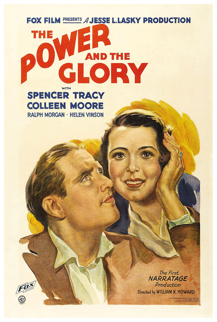 The Power and the Glory 1933 - US - v1 - Classic Movie Poster