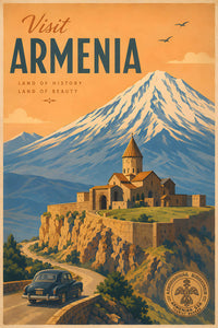 Armenia - Tourism - v1 - Vintage Travel Poster