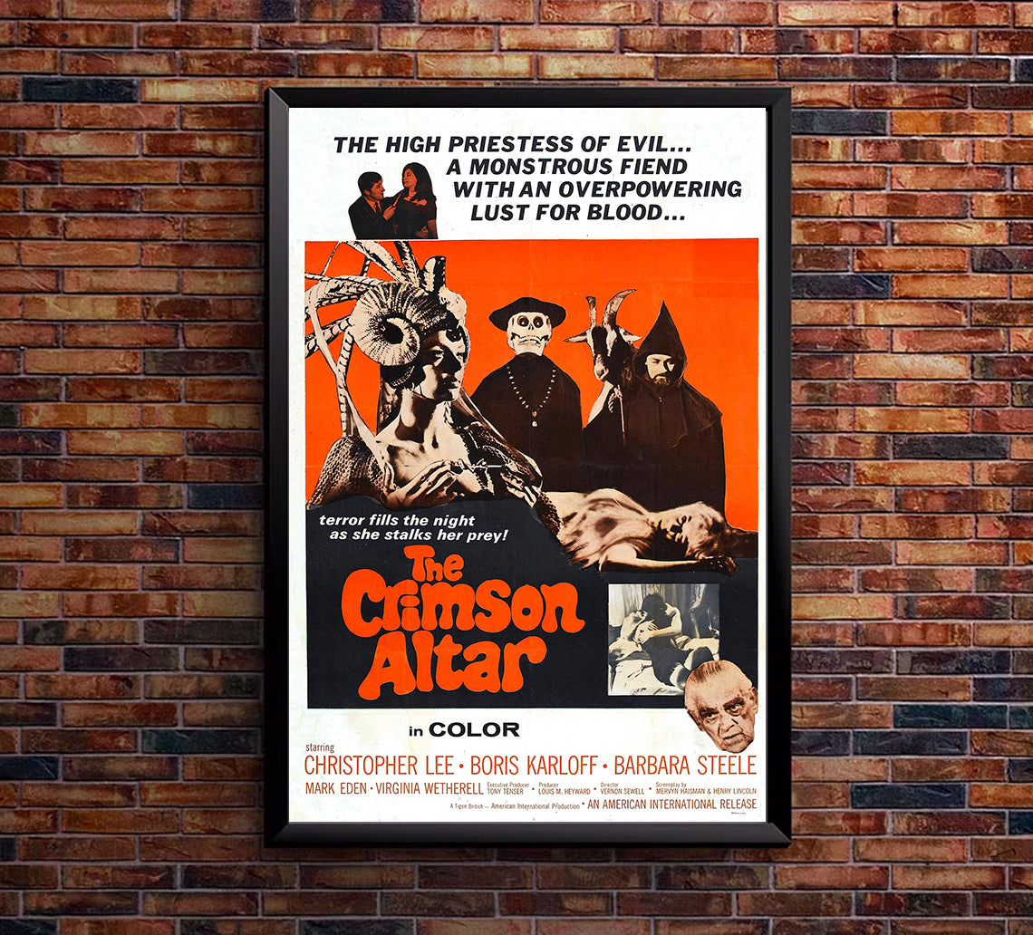 Curse of the Crimson Altar 1968 - US - v1 - Classic Movie Poster