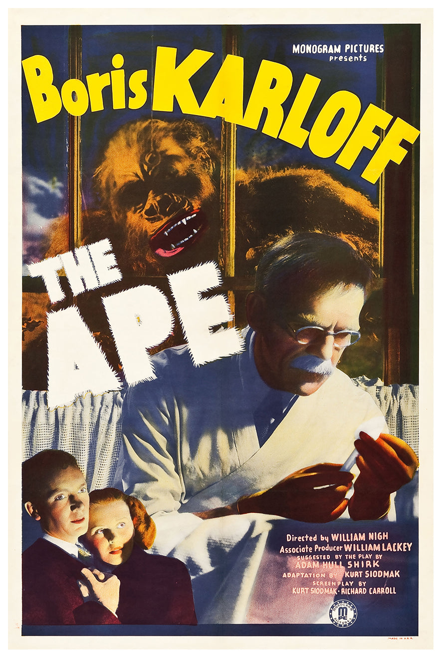 The Ape 1940 - US - v1 - Classic Movie Poster