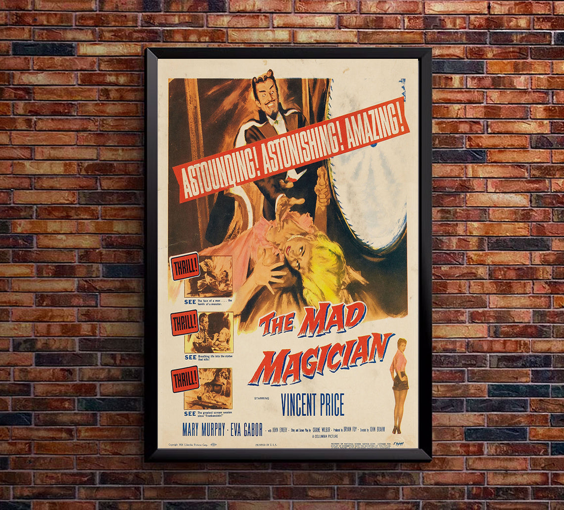 The Mad Magician 1954 - US - v6 - Classic Movie Poster