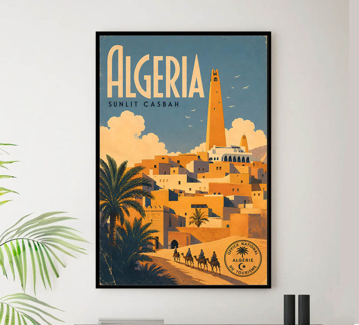 Algeria - Tourism - v1 - Vintage Travel Poster