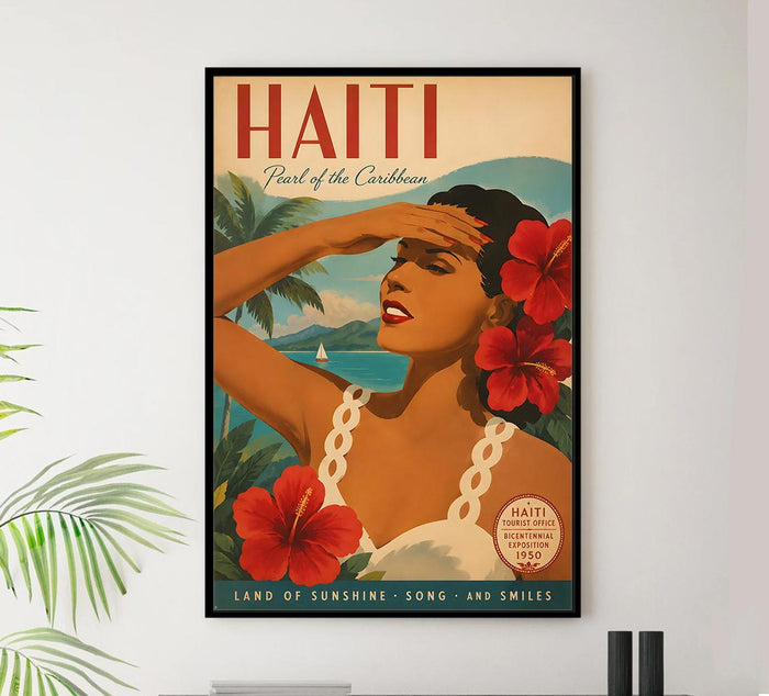 Haiti - Come to Haiti - Vintage Tourism Travel Poster
