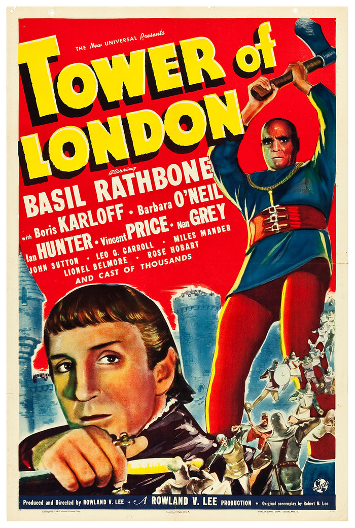 Tower of London 1939 - US - v1 - Classic Movie Poster