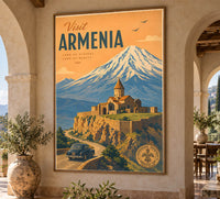 Armenia - Tourism - v1 - Vintage Travel Poster