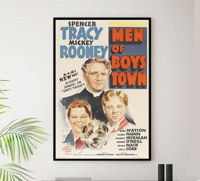 Men of Boys Town 1941 - US - v1 - Classic Movie Poster