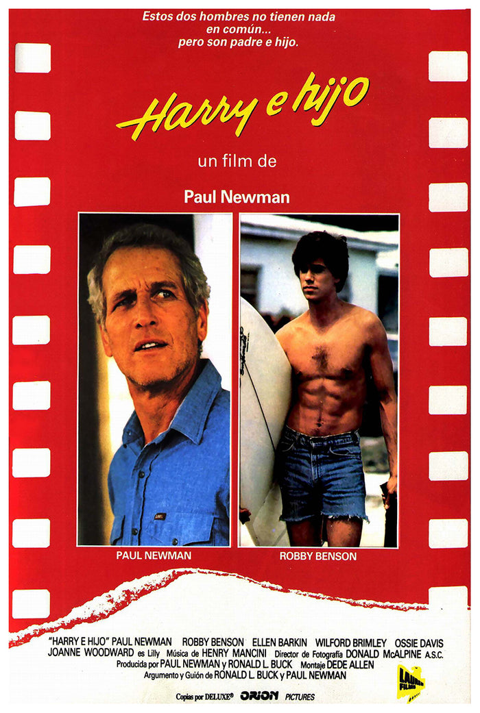 Harry & Son 1984 - Paul Newman - Spain (2) - Classic Movie Poster