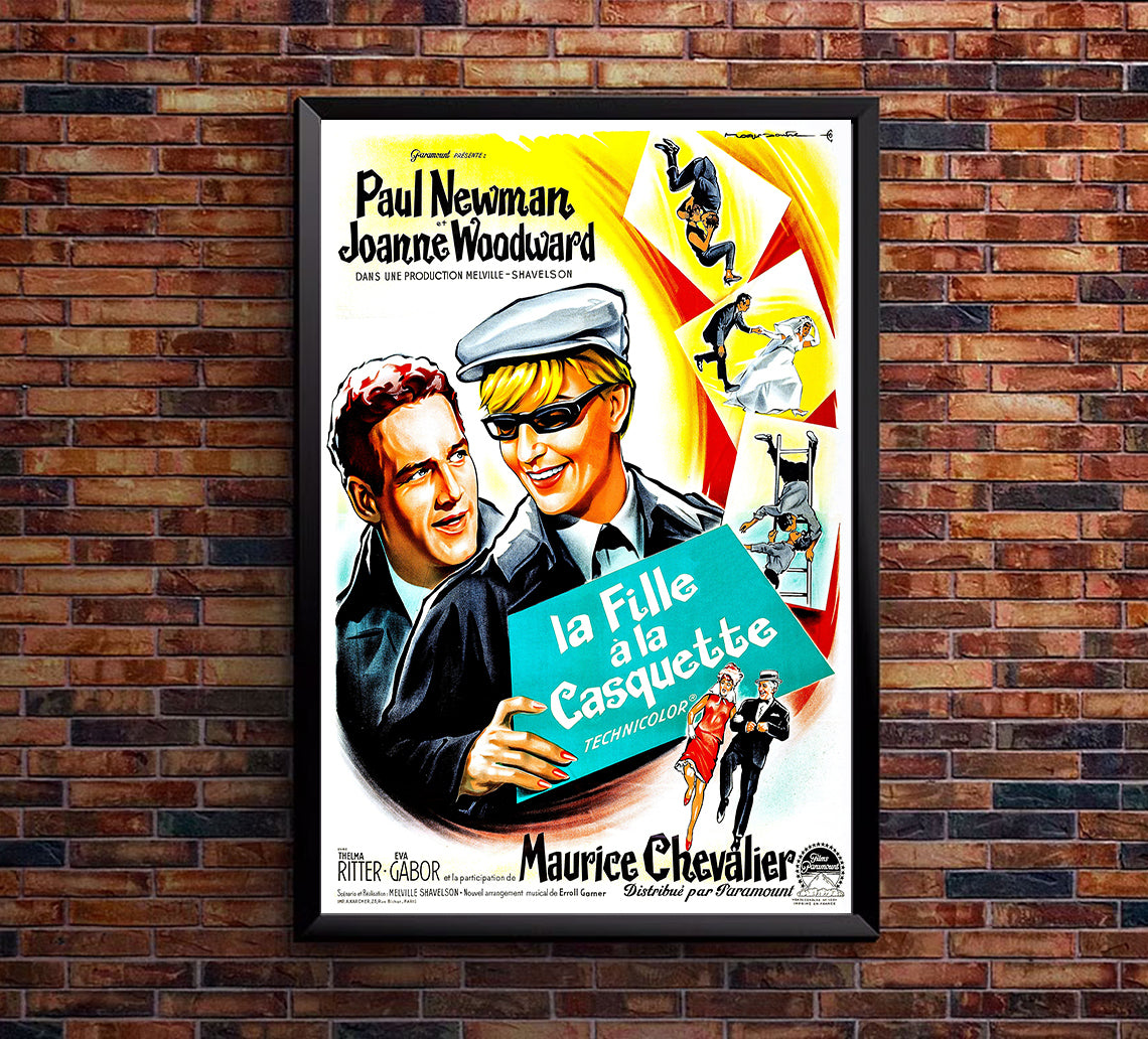 A New Kind of Love 1963 - Paul Newman - France - Classic Movie Poster