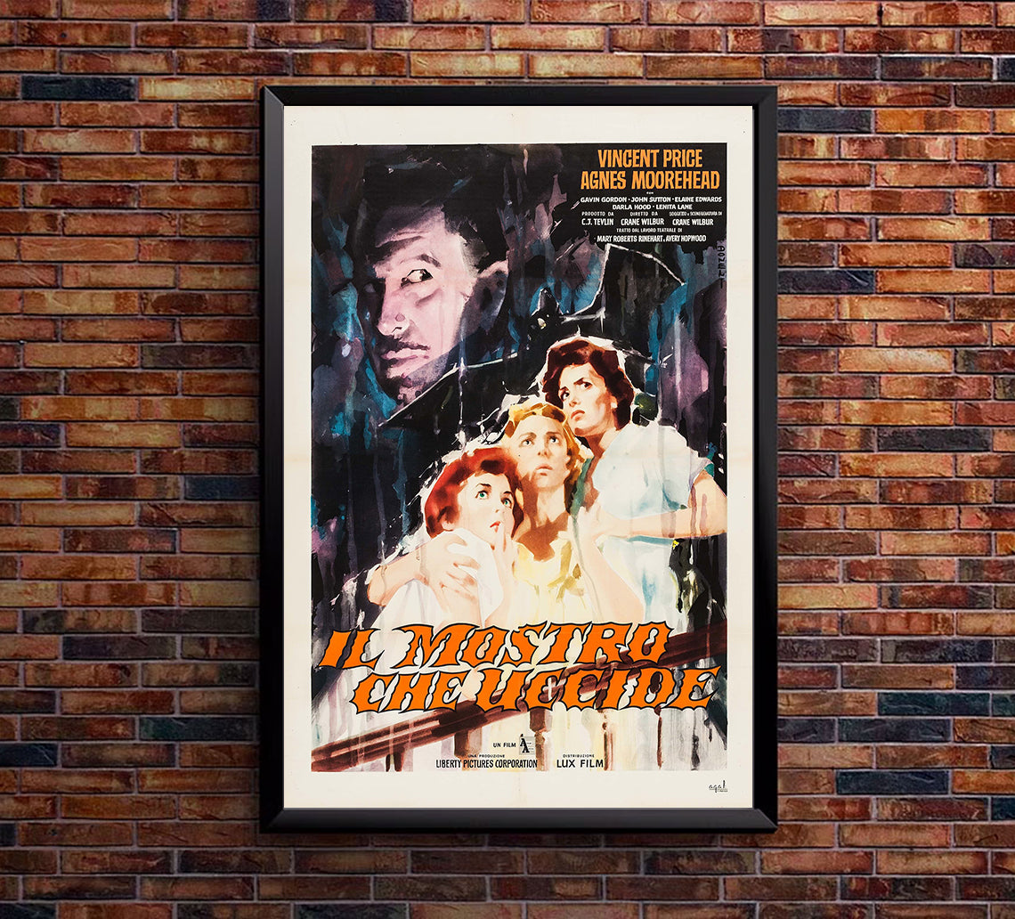 The Bat 1959 - Italy - v1 - Classic Movie Poster
