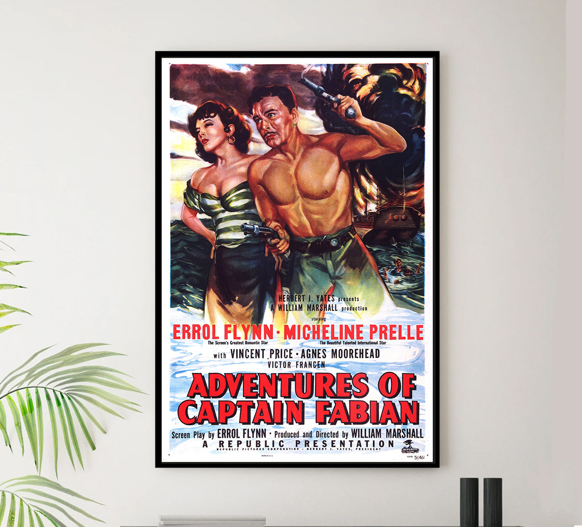 Adventures of Captain Fabian 1951 - US - v1 - Classic Movie Poster