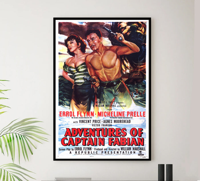 Adventures of Captain Fabian 1951 - US - v1 - Classic Movie Poster