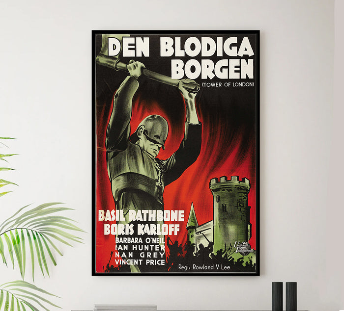 Tower of London 1939 - Sweden - v1 - Classic Movie Poster