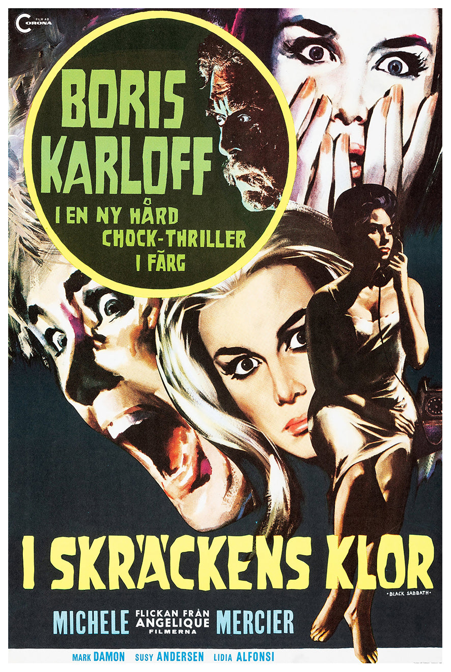 I tre volti della paura 1963 - Sweden - v1 - Classic Movie Poster