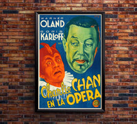 Charlie Chan at the Opera 1936 - Spain - v1 - Classic Movie Poster