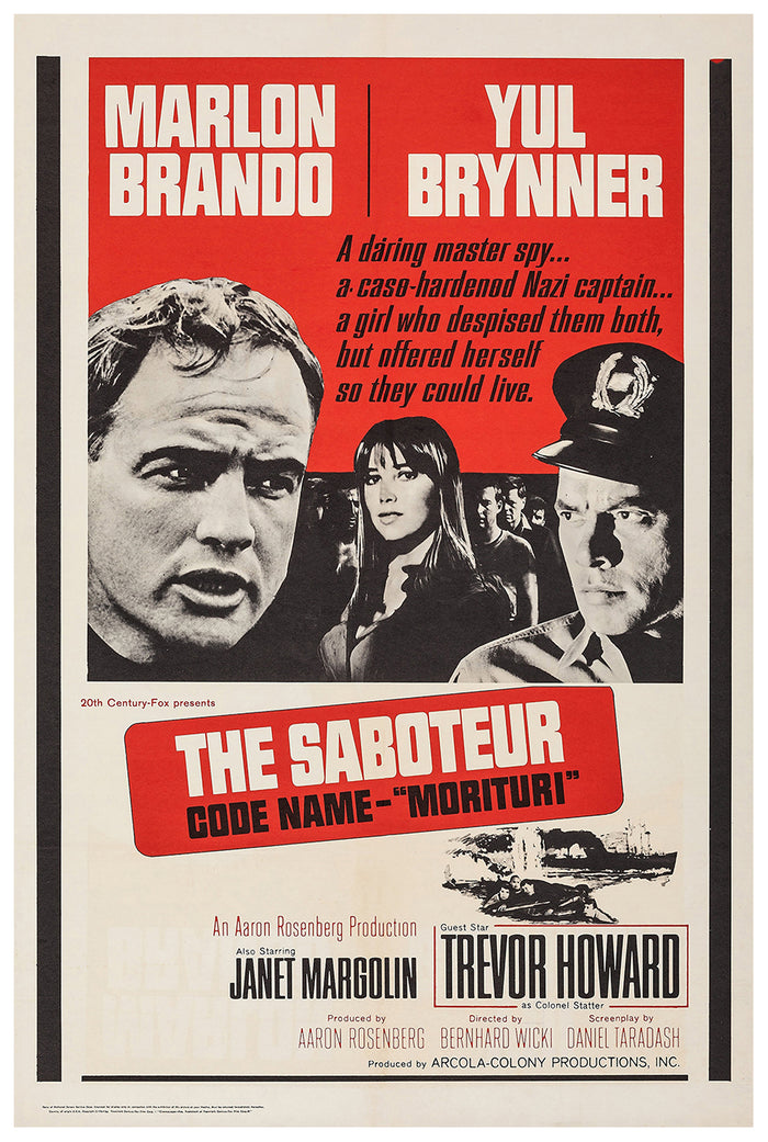 Morituri 1965 - US - v2 - Classsic Movie Poster