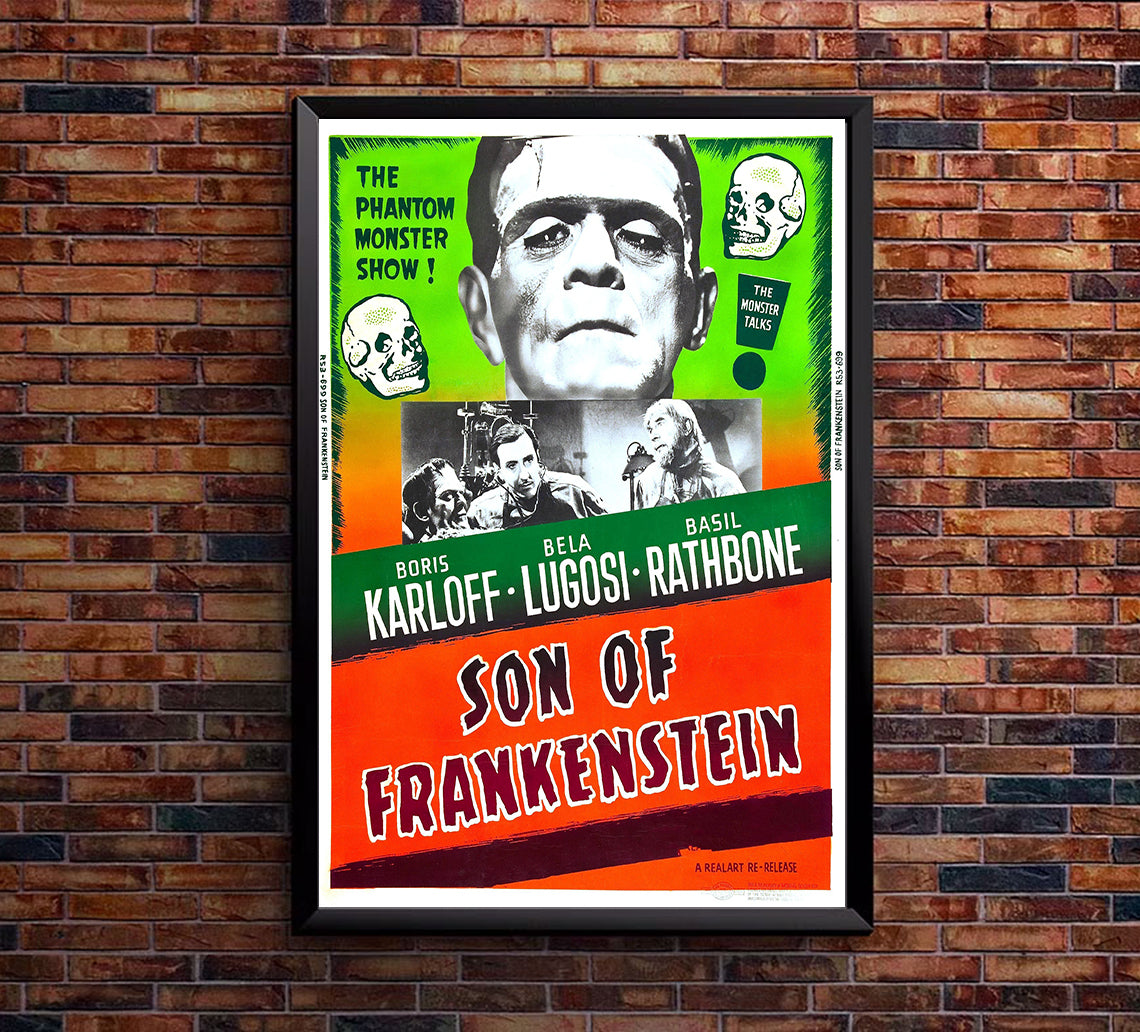 Son of Frankenstein 1939 - US - v4 - Classic Movie Poster