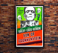 Son of Frankenstein 1939 - US - v4 - Classic Movie Poster