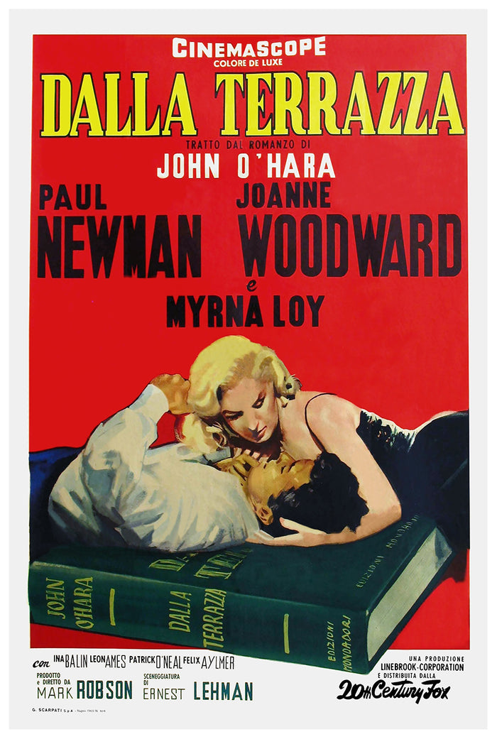 From the Terrace 1960 - Paul Newman - Italy - Classic Movie Poster