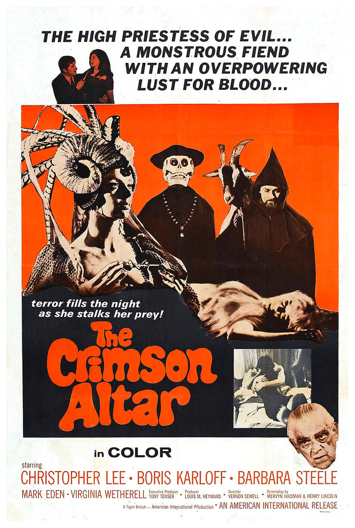 Curse of the Crimson Altar 1968 - US - v1 - Classic Movie Poster