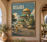 Bulgaria - Tourism - v1 - Vintage Travel Poster