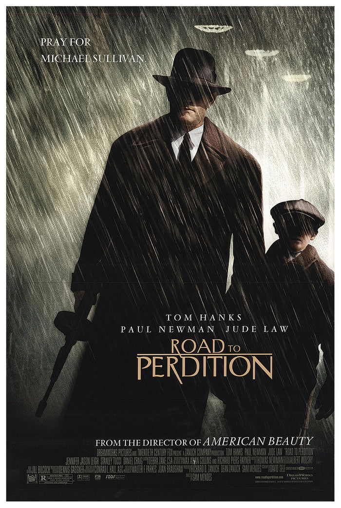 Road to Perdition 2002 - Paul Newman - US - Classic Movie Poster
