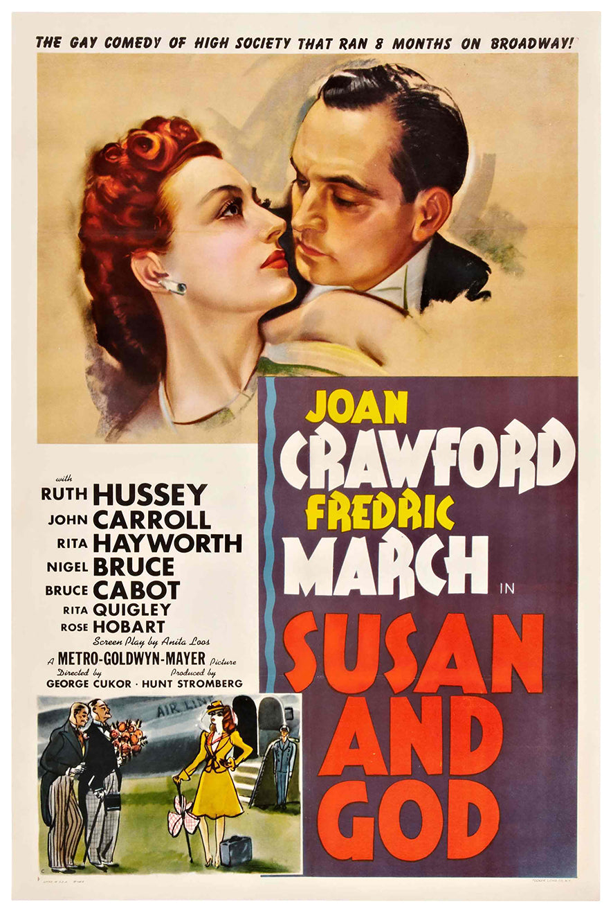 Susan and God 1940 - Rita Hayworth - US - Classic Movie Poster
