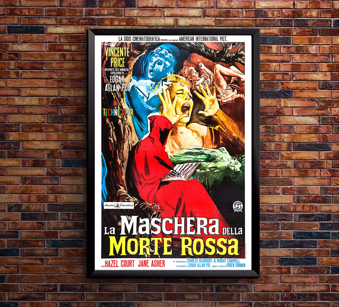 The Masque of the Red Death 1964 - Italy - v1 - Classic Movie Poster