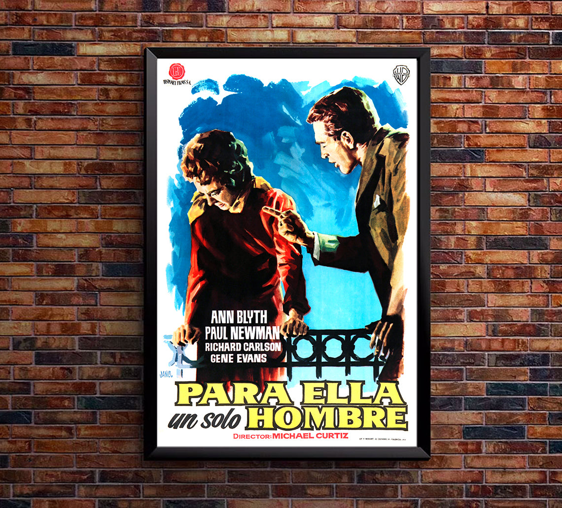The Helen Morgan Story 1957 - Paul Newman - Spain - Classic Movie Poster