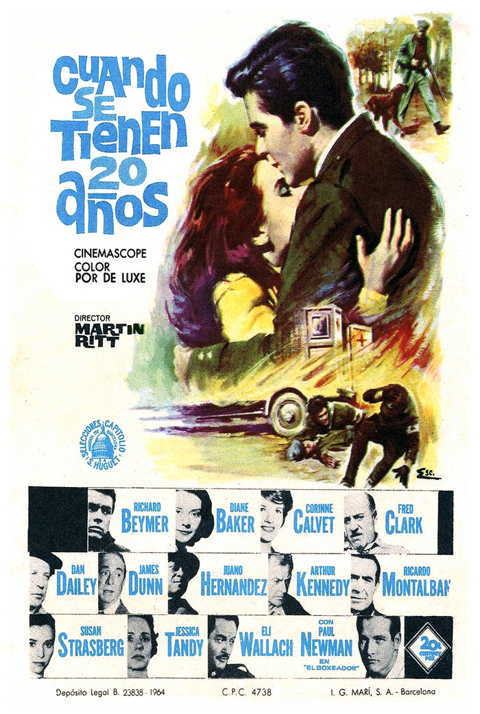 Hemingway's Adventures of a Young Man 1962 - Paul Newman - Spain - Classic Movie Poster